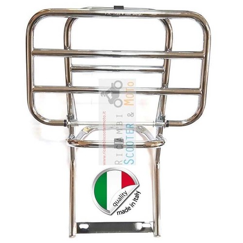 Luggage carrier rear chrome - luggage,